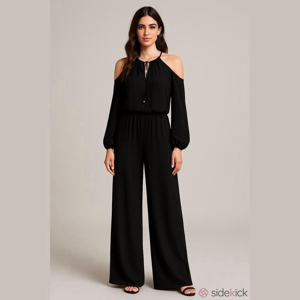 Michael Kors Dressy Black Jumpsuit Size XS Beautiful Condition
